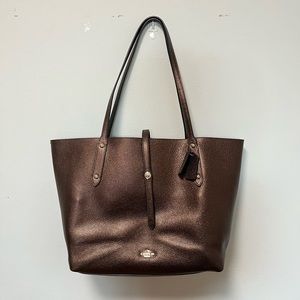 COACH Copper Color Tote